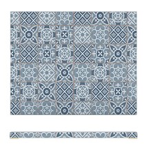 Marrakesh Blue Melamine GN 1/2 Slab 32.5 X 26.5cm