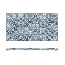 Marrakesh Blue Melamine GN 1/3 Slab 32.5 X 17.6cm