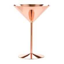 Copper Martini Glass 24cl / 8.5oz