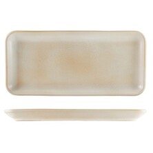 Terra Stoneware Antigo Barley Narrow Rectangular Platter 35cm X 16.5cm (Box Of 3)