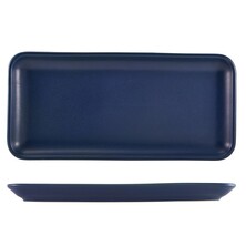 Terra Stoneware Antigo Denim Narrow Rectangular Platter 35cm X 16.5cm (Box Of 3)