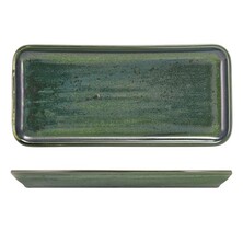 Terra Porcelain Aqua Green Narrow Rectangular Platter 27cm  x 12.5cm (Box Of 6)