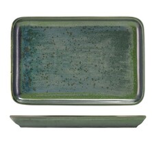 Terra Porcelain Aqua Green Rectangular Platter 30 X 20cm (Box Of 3)