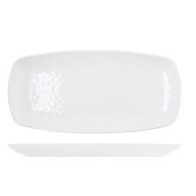 White Osaka Melamine Oblong Plate 35.5 x 19cm  (Box Of 12)