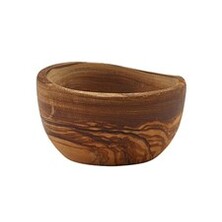 GenWare Olive Wood Rustic Dip Pot 5cl/1.75oz (Pack Of 12)