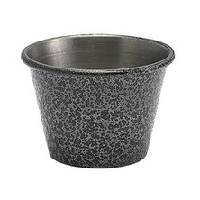 Hammered Stainless Steel Ramekin Silver 2.5oz 5.7 X 4cm (Box Of 24)