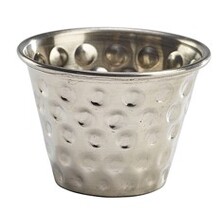 Stainless Steel Hammered Ramekin 71ml / 2.5oz (Box Of 24)