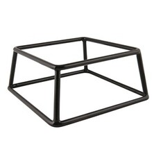 Black Anti - Slip Buffet Riser 18cm X 18cm X 8cm