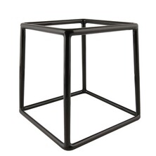 Black Anti - Slip Buffet Riser 18cm X 18cm X 18cm