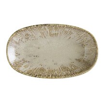 Sand Snell Gourmet Oval Plate 24cm x 14cm (Box Of 12)