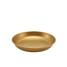 GenWare Gold Vintage Steel Coupe Plate 24cm