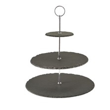 Slate 3-Tier Cake Stand 12/25/30cm