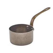 Mini Sauce Pan Vintage Steel 7.8 X 4.5cm (Box Of 6)