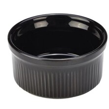 GenWare Stoneware Black Ramekin 8cm (Box Of 6)