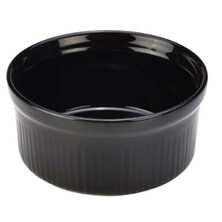 GenWare Stoneware Black Ramekin 9.5cm (Box Of 6)