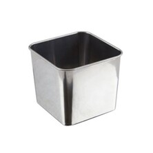 Square Tub Stainless Steel 8 X 8 X 6cm (Box Of 12)