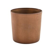 Vintage Steel Serving Cup Copper 8.5 X 8.5cm 42cl / 14.8oz (Box Of 12)