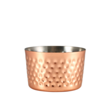 Copper Plated Hammered Mini Serving Cup 22cl / 7.75oz (Box Of 12)