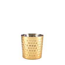 Gold Plated Hammered Serving Cup 40cl / 14.1oz