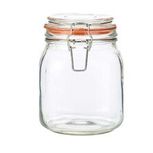 Terrine Glass Jar 1L 11 X 15cm (Box Of 6)