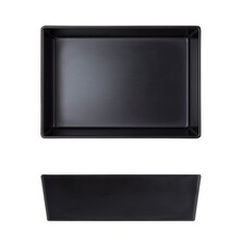 Tokyo Melamine Salad Box 20.5 X 14.5 X 6cm Black (Box Of 6)