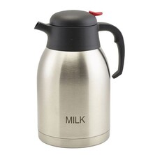 Inscribed Vacuum Milk Jug  S/S 2ltr