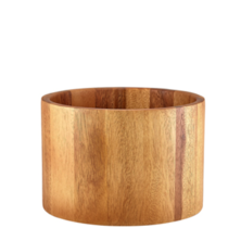 GenWare Acacia Wood Straight Sided Bowl 22.5cm X 15cm