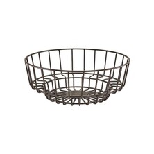 Black Deco Display Basket 25 X 10cm