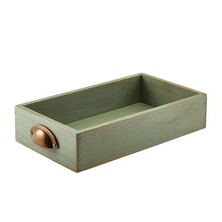 Green Wash Acaia Wood Display Drawer GN 1/3