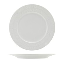 Incise Porcelain Solara Winged Plate 25.5cm (Box of 6)