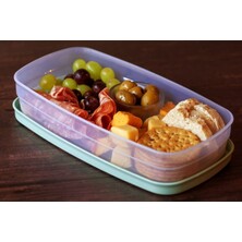 Harfield Food Container With Lid 24.6cm x 12.6cm x 4.5cm (498)