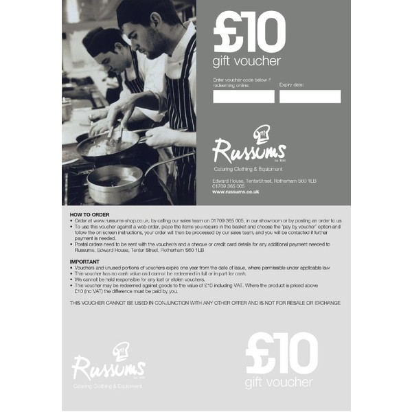 You Will Receive 1 £10 Voucher Per Offer Knife