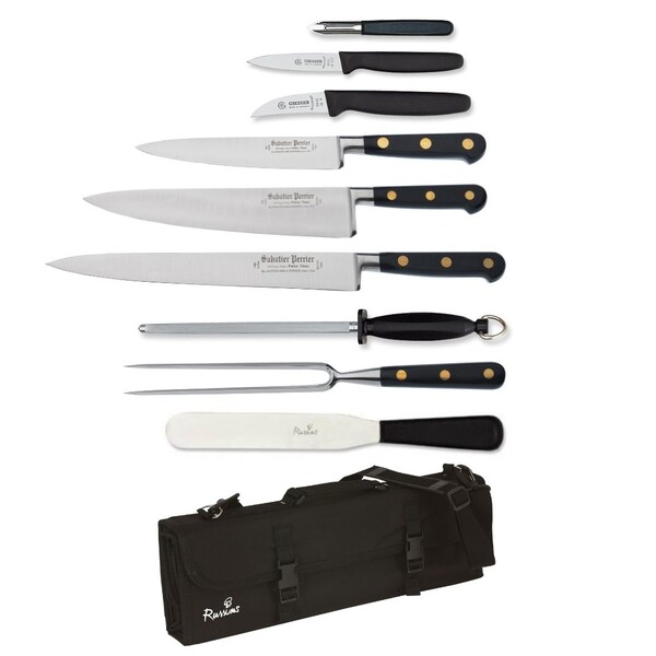 Knife Set Sabatier Large With 25cm Cooks Knife In KC210 Case