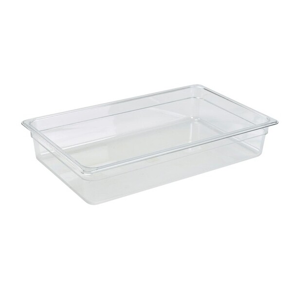 Food Pan Gastronorm Polycarbonate GN1/1 53cm X 32.5 X 10cm Deep