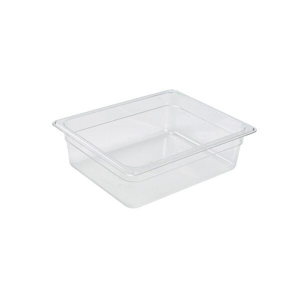 Food Pan Gastronorm Polycarbonate GN1/2 32.5cm X 26.5cm X 10cm Deep