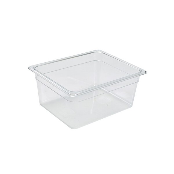 Food Pan Gastronorm Polycarbonate GN1/2 32.5cm X 26.5cm X 15cm Deep