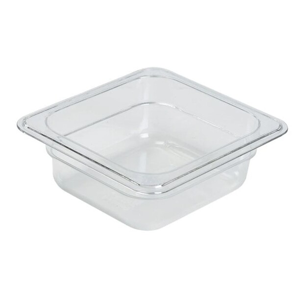 Food Pan Gastronorm Polycarbonate GN1/6 17.6cm X 16.2cm X 65mm Deep