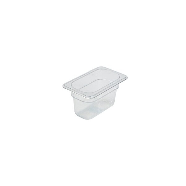 Food Pan Gastronorm Polycarbonate GN 1/9 17.6cm X 10.8cm X 10cm Deep