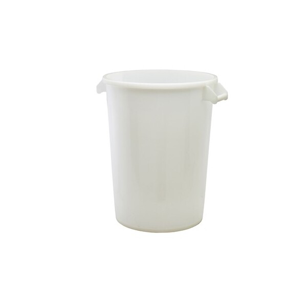 Polyethylene Bin White 100 Litre 51.5 X 67cm (Dia X H)