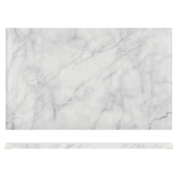 White Marble Agra Melamine GN 1/1 Slab 53 X 32.5 X 1.5cm