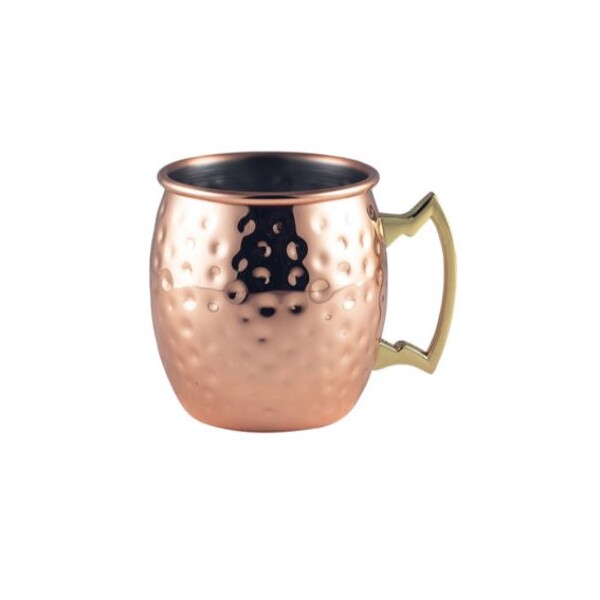 Barrel Mug Hammered 40cl/14oz Copper