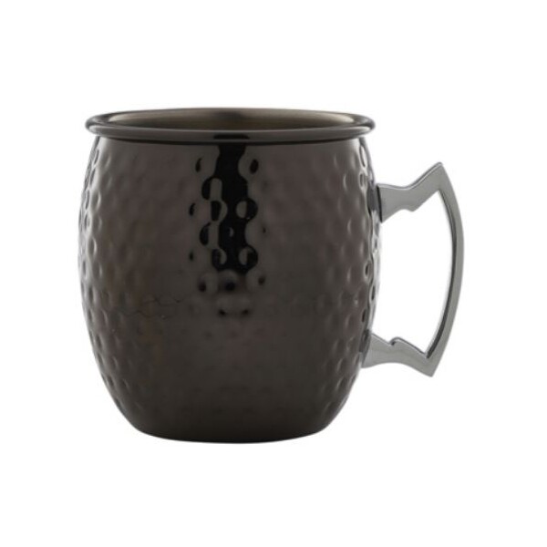 Barrel Mug Hammered 55cl / 19.25oz Gun Metal Black