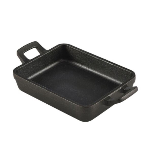 Mini Rectangular Dish Cast Iron 14 x 11 x 3cm 28cl / 10oz (Box of 6)