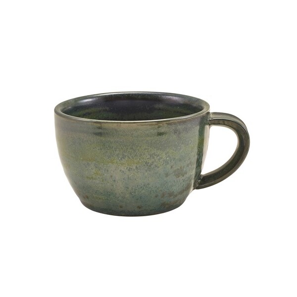 Terra Porcelain Aqua Green Coffee Cup 28.5cl/10oz (Box Of 6)