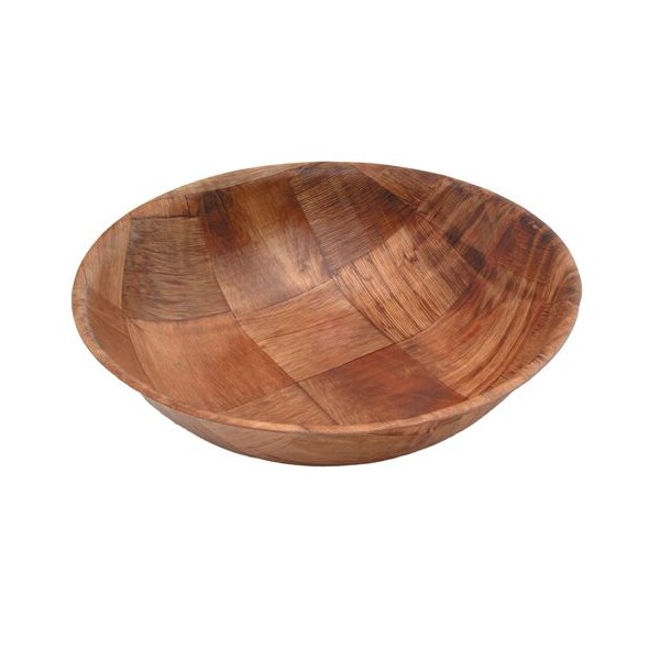 Woven Wood Bowls 10" Diameter 25 X 6.5cm (Box Of 12)