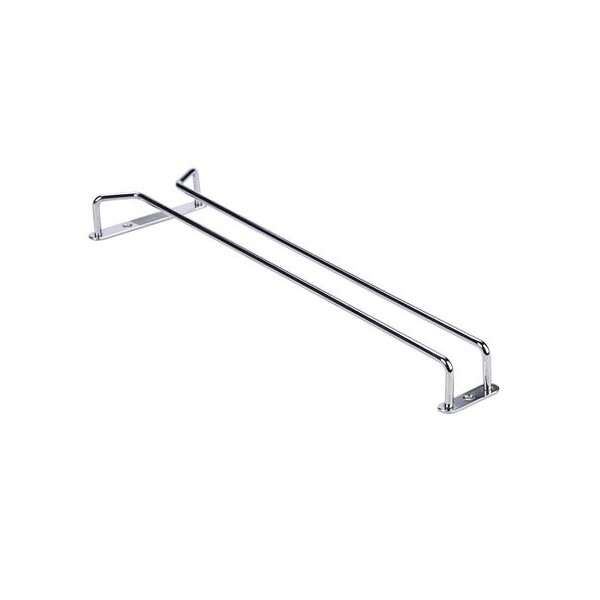 Glass Hangers Chrome 10"