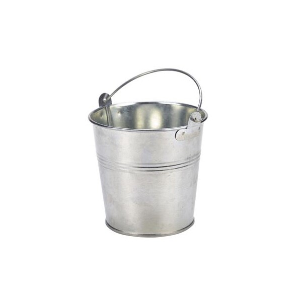 Serving Bucket Galvanised Steel 12 X 11.5cm 80cl / 28oz (Box Of 12)