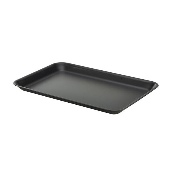 Galvanised Steel Tray Matt Black 31.5 X 21.5 X 2cm