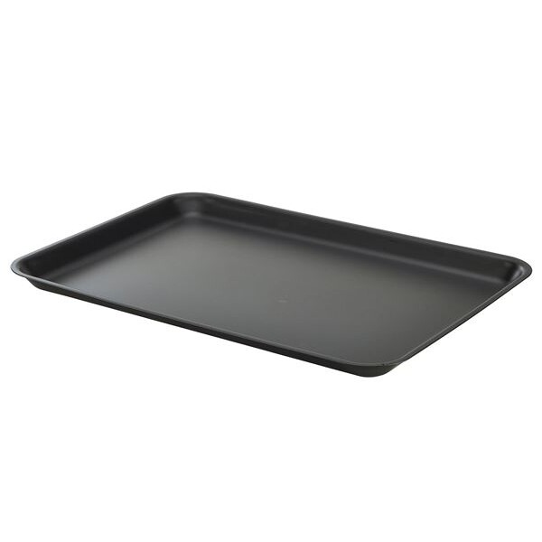 Galvanised Steel Tray Matt Black 37 X 26.5 X 2cm