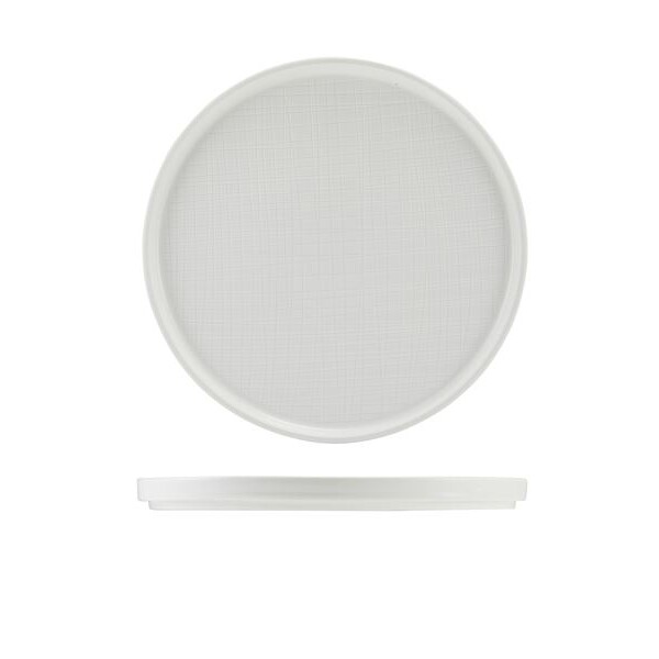 Incise Porcelain Lavara Presentation Plate 25cm (Box of 6)